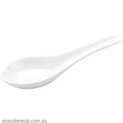 Vitroceram CHINESE SPOON-140mm WHITE "VITROCERAM"-Auscaterquip