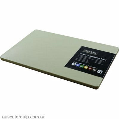 Chef Inox CUTTING BOARD-PP GN 1/1 530x325x20mm BROWN-Auscaterquip
