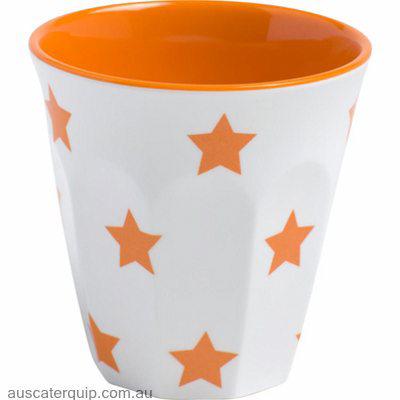 JAB ORANGE STARS ON WHITE ESPRESSO CUP 200ml (STS0948)-Auscaterquip