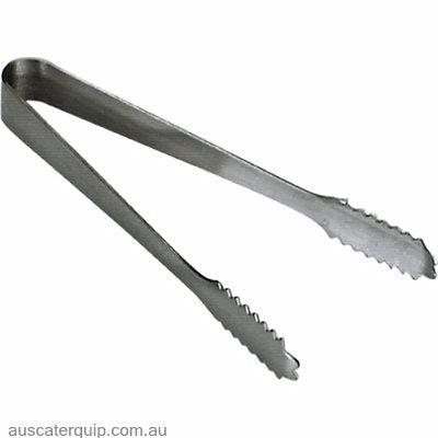 ICE TONG-S/S 175mm/7" "ALLIGATOR TEETH"-Auscaterquip