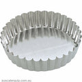 Guery CAKE PAN-ROUND FLUTED 250x47mm LOOSE BASE-Auscaterquip