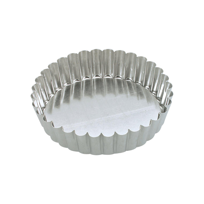 Guery CAKE PAN-ROUND FLUTED 230x45mm LOOSE BASE-Auscaterquip