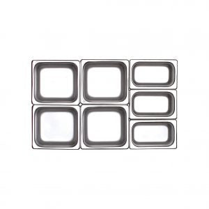 Chef Inox ANTI-JAM STEAM PAN-1/4 SIZE 65mm