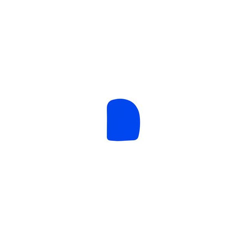 Trenton  PLASTIC DOUGH SCRAPER | CURVED | 120x85mm BLUE (Each)