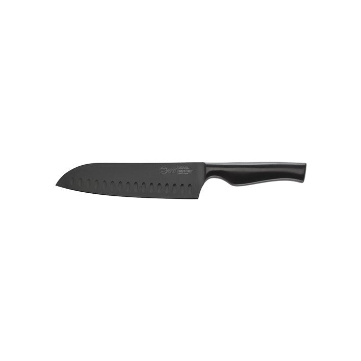 Ivo IVO-GRANTON SANTOKU KNIFE-180mm BLACK VIRTU-Auscaterquip