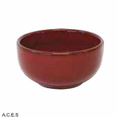 tablekraft ARTISTICA ROUND BOWL 115x55mm REACTIVE RED-Auscaterquip