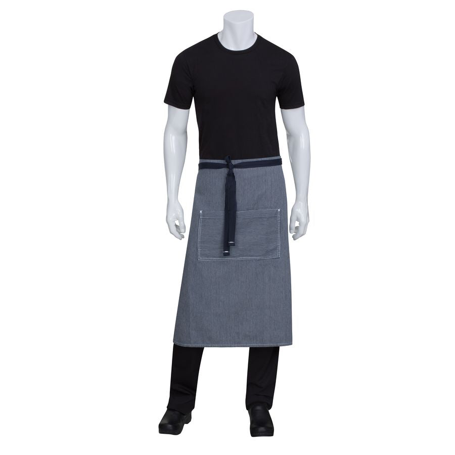 Portland Indigo Blue Denim 3/4 Apron-Auscaterquip