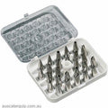 Chef Inox DECORATING TUBE SET- 52pc Set
