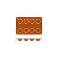 Frenti SILICON SILICON MOULD-BOLA | 8-CUP  (Each)