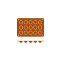 Frenti SILICON SILICON MOULD-BOLA | 15-CUP  (Each)