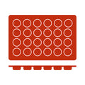 Frenti SILICON SILICON MOULD-POMPONETE | 24-CUP  (Each)