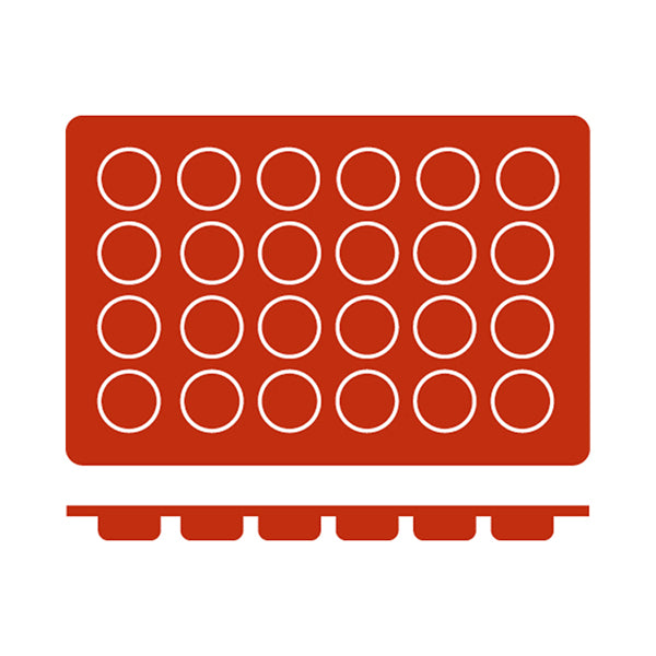 Frenti SILICON SILICON MOULD-POMPONETE | 24-CUP  (Each)