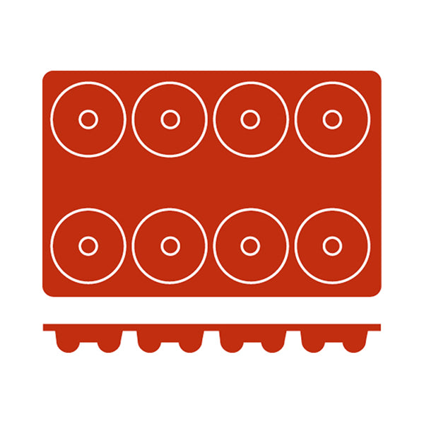 Frenti SILICON SILICON MOULD-SAVARIN | 8-CUP  (Each)