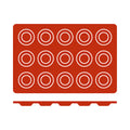 Frenti SILICON SILICON MOULD-MINI TARTALETA | 15-CUP  (Each)
