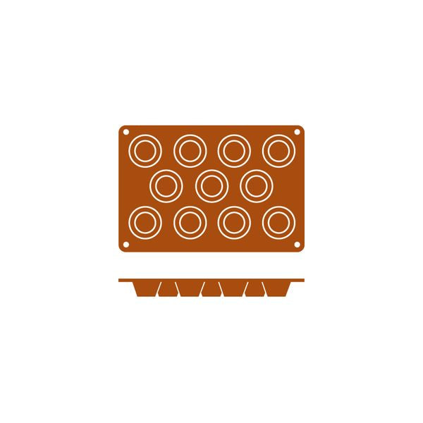 Frenti SILICON SILICON MOULD-MUFFIN | 11-CUP  (Each)