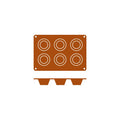 Frenti SILICON SILICON MOULD-MUFFIN | 6-CUP  (Each)