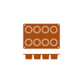 Frenti SILICON SILICON MOULD-CILINDRO | 8-CUP  (Each)