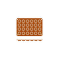 Frenti SILICON SILICON MOULD-FLORENTINO | 24 CUP  (Each)