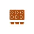 Frenti SILICON SILICON MOULD-CORAZON | 6-CUP  (Each)