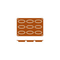 Frenti SILICON SILICON MOULD-BARQUETA | 9-CUP  (Each)