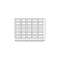 Frenti Prof SILICON MOULD-MINI CAKE, 30-CUP, CUP SIZE: 99x49x30mm/110ml  (Each)