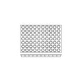 Frenti Prof SILICON SILICON MOULD-MINI MUFFIN, 70-CUP, CUP SIZE: 45x30mm/40ml  (Each)