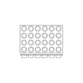 Frenti Prof SILICON MOULD-MUFFIN, 24-CUP, CUP SIZE: 69x39mm/122ml  (Each)