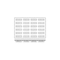 Frenti Prof SILICON SILICON MOULD-FOURZERO, 24-CUP, CUP SIZE: 117x33x34mm/103ml  (Each)