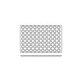 Frenti Prof SILICON SILICON MOULD-FLORENTINE, 70-CUP, CUP SIZE: 45x10mm/15ml  (Each)