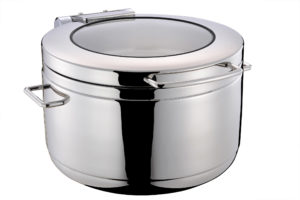 Chef Inox INDUCTION SOUP STATION-18/8, 11.0lt W/GLASS LID