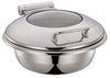 Chef Inox ULTRA CHAFER-18/8, ROUND, SMALL W/GLASS LID