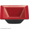 JAB eol-square bowl red/black 115x40mm (STS0423)-Auscaterquip