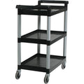 Unica TROLLEY-3 TIER BLACK LARGE 890x540x940mm-Auscaterquip