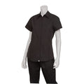 Female Black Universal Contrast Shirt-Auscaterquip