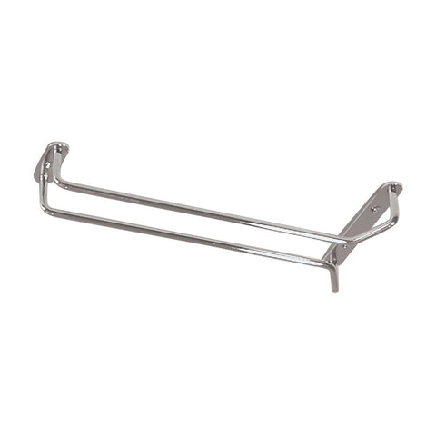 Trenton  GLASS HANGER-SINGLE ROW | 400mm CHROME (Each)