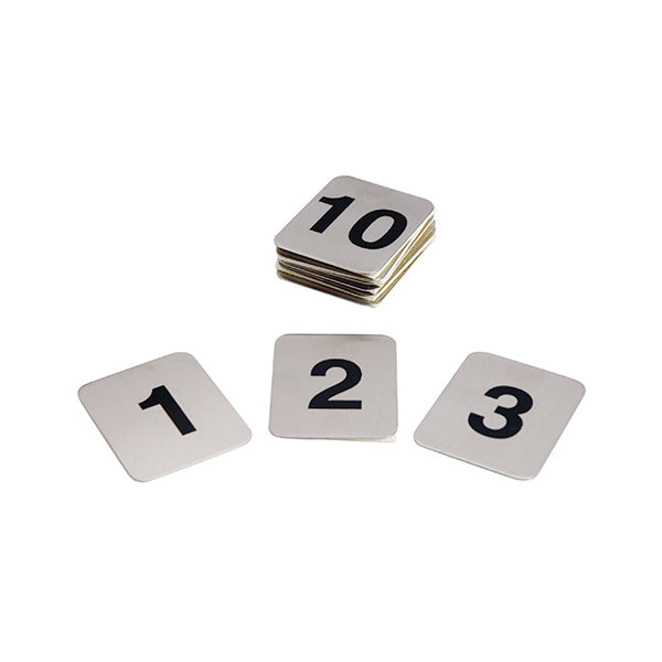 Trenton  ADHESIVE TABLE NUMBERS-S/S | SET 31-40  (Set)