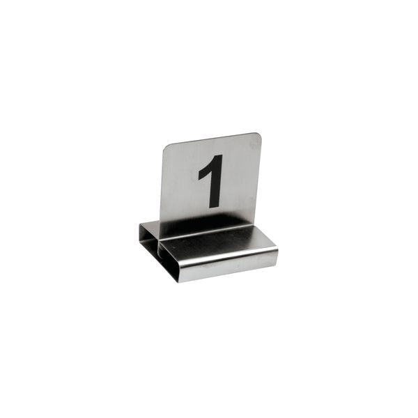 Trenton  HOLDER FOR TABLE NUMBERS-S/S | 60x55mm  (Set)