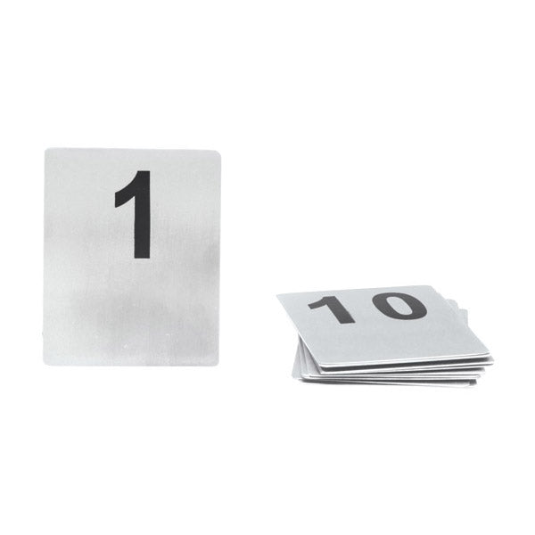 Trenton  FLAT TABLE NUMBERS-S/S | 100x80mm | SET 91-100  (Set)