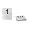 Trenton  FLAT TABLE NUMBERS-S/S | 100x80mm | SET 1-10  (Set)