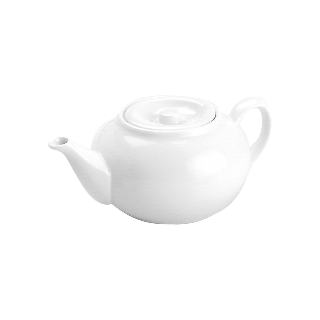 Vitroceram TEAPOT- 500ml WHITE "VITROCERAM"-Auscaterquip