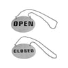 Trenton  OPEN/CLOSE SIGN-S/S | WITH CHAIN  (Each)