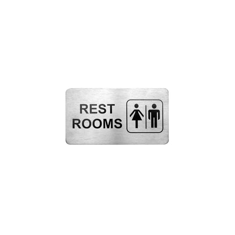 Trenton  WALL SIGN-S/S | REST ROOMS  (Each)