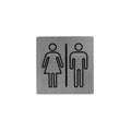 Trenton  WALL SIGN-S/S | TOILET W/LEFT ARROW  (Each)