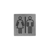 Trenton  WALL SIGN-S/S | TOILET W/RIGHT ARROW  (Each)