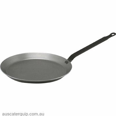 De Buyer CREPE PAN-2mm BLUE STEEL 180mm INDUCTION "FORCE BLUE"-Auscaterquip