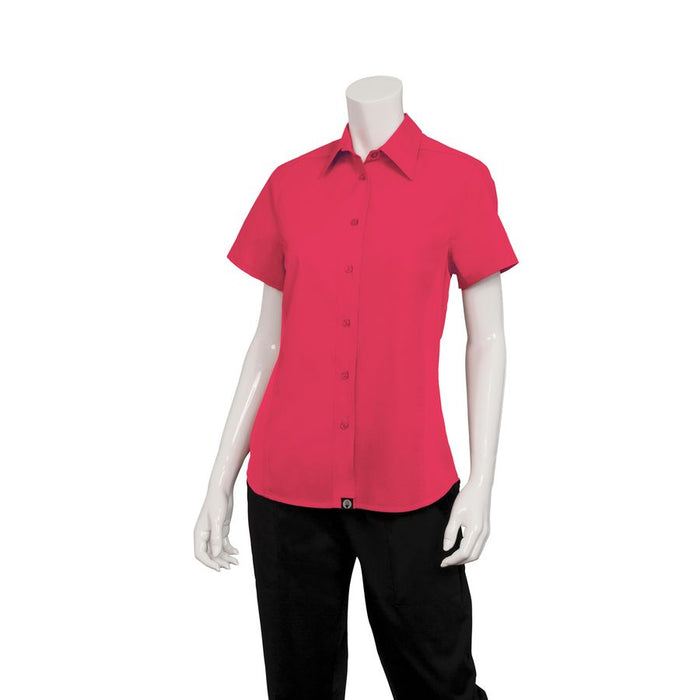 Female Berry Universal Contrast Shirt-Auscaterquip