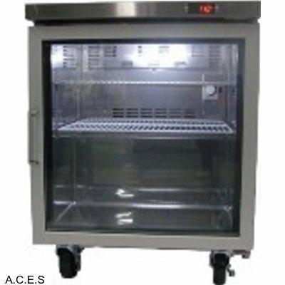 GREENLINE COMPACT BENCH REFRIGERATION GLASS DOORS 700mm wide
