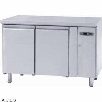 GREENLINE Remote Bench Refrigeration (2 Solid Doors 282L)-Auscaterquip