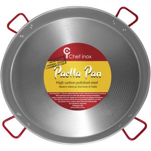 Garcima PAELLA PAN- HIGH CARBON POLISHED STEEL 900mm