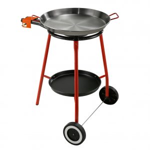 Garcima PAELLA SET STAND W/TRAY ' ANDREU' 450mm PAN/GAS/BURN